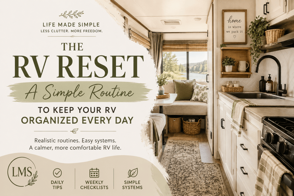 The RV Reset: A Simple Routine to Keep Your RV Organized Every Day